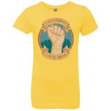 T-Shirts Vibrant Yellow / YXS A Man Chooses A Slave Obeys Girls Premium T-Shirt