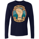 T-Shirts Midnight Navy / Small A Man Chooses A Slave Obeys Men's Premium Long Sleeve