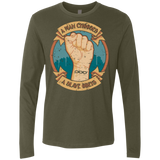 T-Shirts Military Green / Small A Man Chooses A Slave Obeys Men's Premium Long Sleeve