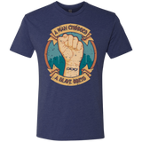 T-Shirts Vintage Navy / Small A Man Chooses A Slave Obeys Men's Triblend T-Shirt