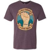 T-Shirts Vintage Purple / Small A Man Chooses A Slave Obeys Men's Triblend T-Shirt