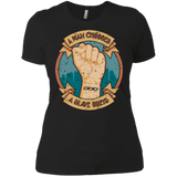 T-Shirts Black / X-Small A Man Chooses A Slave Obeys Women's Premium T-Shirt