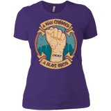 T-Shirts Purple / X-Small A Man Chooses A Slave Obeys Women's Premium T-Shirt