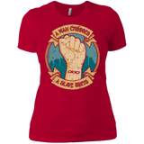 T-Shirts Red / X-Small A Man Chooses A Slave Obeys Women's Premium T-Shirt