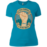 T-Shirts Turquoise / X-Small A Man Chooses A Slave Obeys Women's Premium T-Shirt