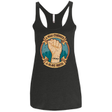 T-Shirts Vintage Black / X-Small A Man Chooses A Slave Obeys Women's Triblend Racerback Tank