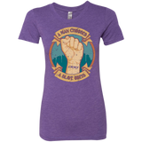 T-Shirts Purple Rush / Small A Man Chooses A Slave Obeys Women's Triblend T-Shirt