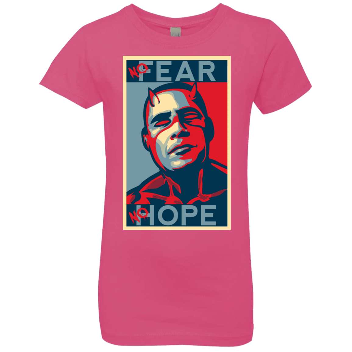 T-Shirts Hot Pink / YXS A man with no fear Girls Premium T-Shirt