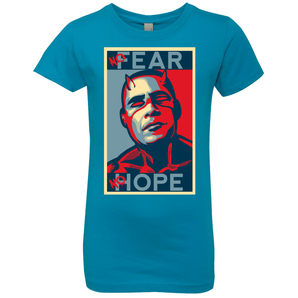 T-Shirts Turquoise / YXS A man with no fear Girls Premium T-Shirt