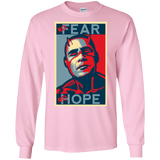 T-Shirts Light Pink / S A man with no fear Men's Long Sleeve T-Shirt
