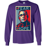 T-Shirts Purple / S A man with no fear Men's Long Sleeve T-Shirt