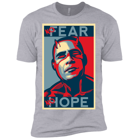 T-Shirts Heather Grey / X-Small A man with no fear Men's Premium T-Shirt