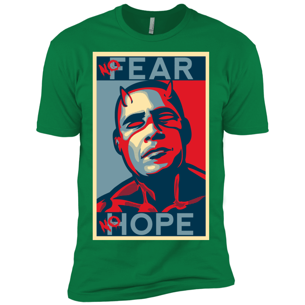 T-Shirts Kelly Green / X-Small A man with no fear Men's Premium T-Shirt