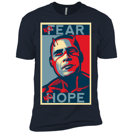 T-Shirts Midnight Navy / X-Small A man with no fear Men's Premium T-Shirt