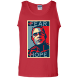 T-Shirts Red / S A man with no fear Men's Tank Top