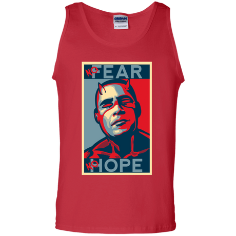 T-Shirts Red / S A man with no fear Men's Tank Top