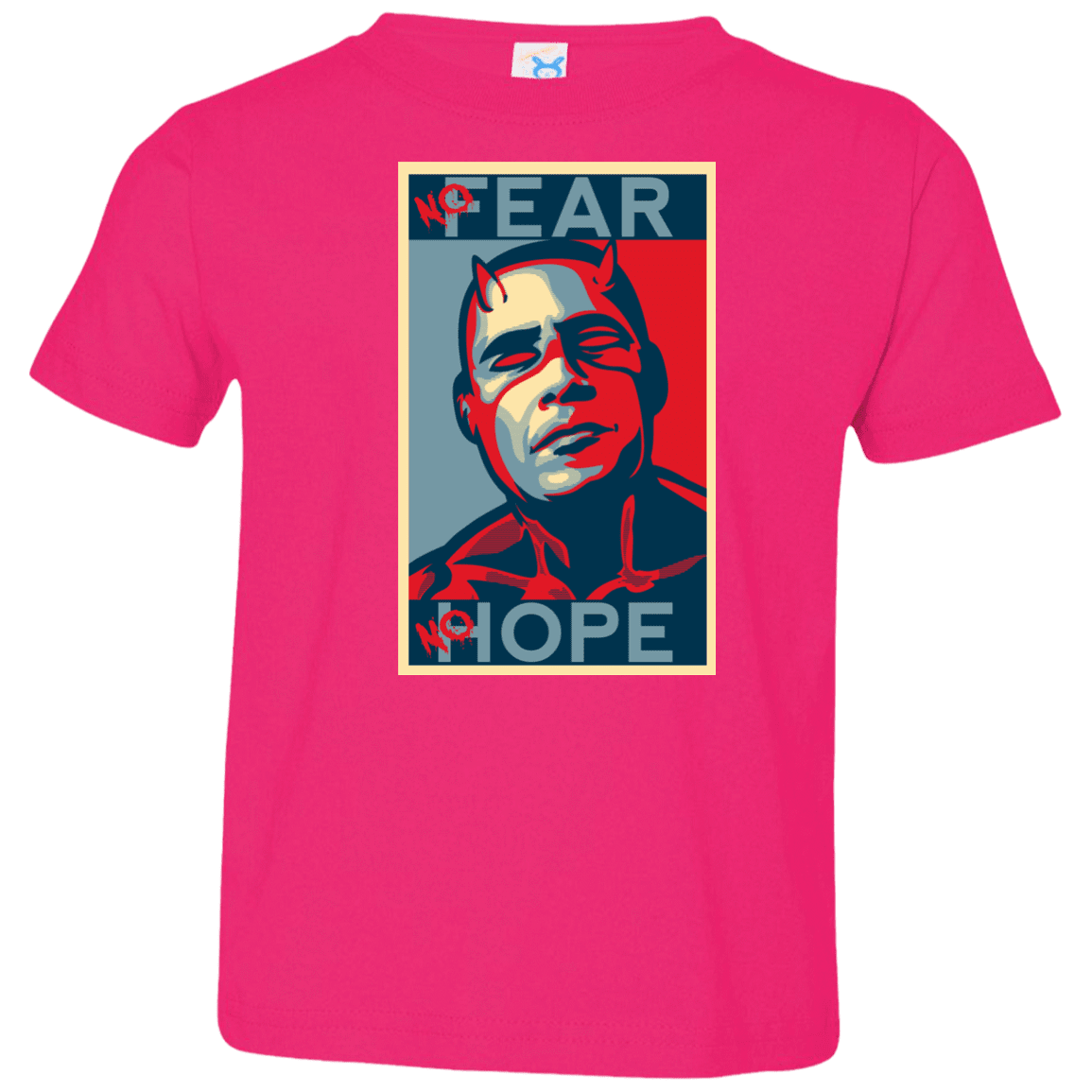T-Shirts Hot Pink / 2T A man with no fear Toddler Premium T-Shirt