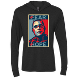 T-Shirts Vintage Black / X-Small A man with no fear Triblend Long Sleeve Hoodie Tee