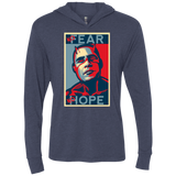 T-Shirts Vintage Navy / X-Small A man with no fear Triblend Long Sleeve Hoodie Tee