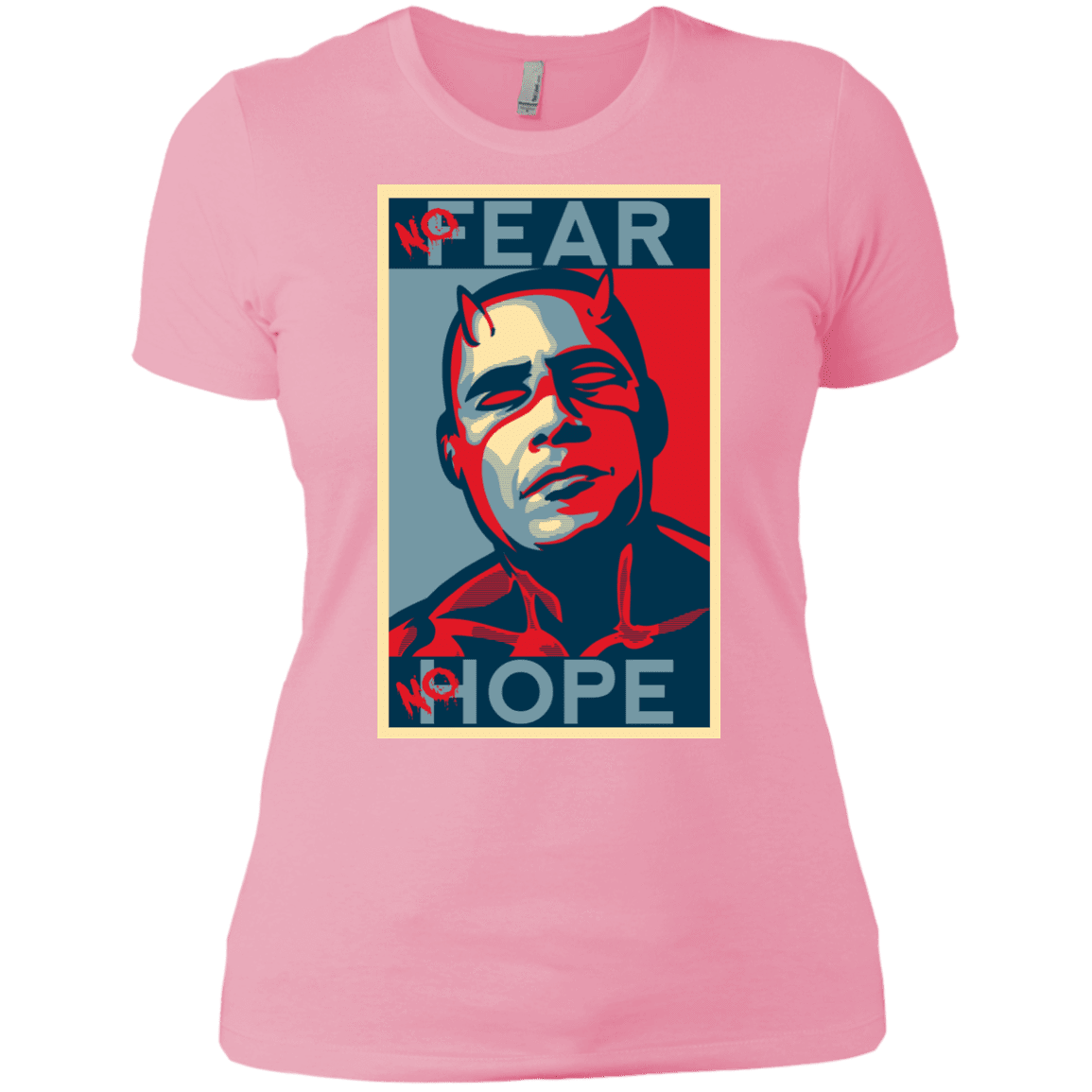 T-Shirts Light Pink / X-Small A man with no fear Women's Premium T-Shirt