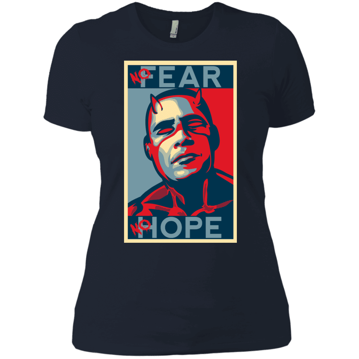 T-Shirts Midnight Navy / X-Small A man with no fear Women's Premium T-Shirt