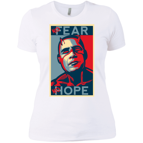 T-Shirts White / X-Small A man with no fear Women's Premium T-Shirt