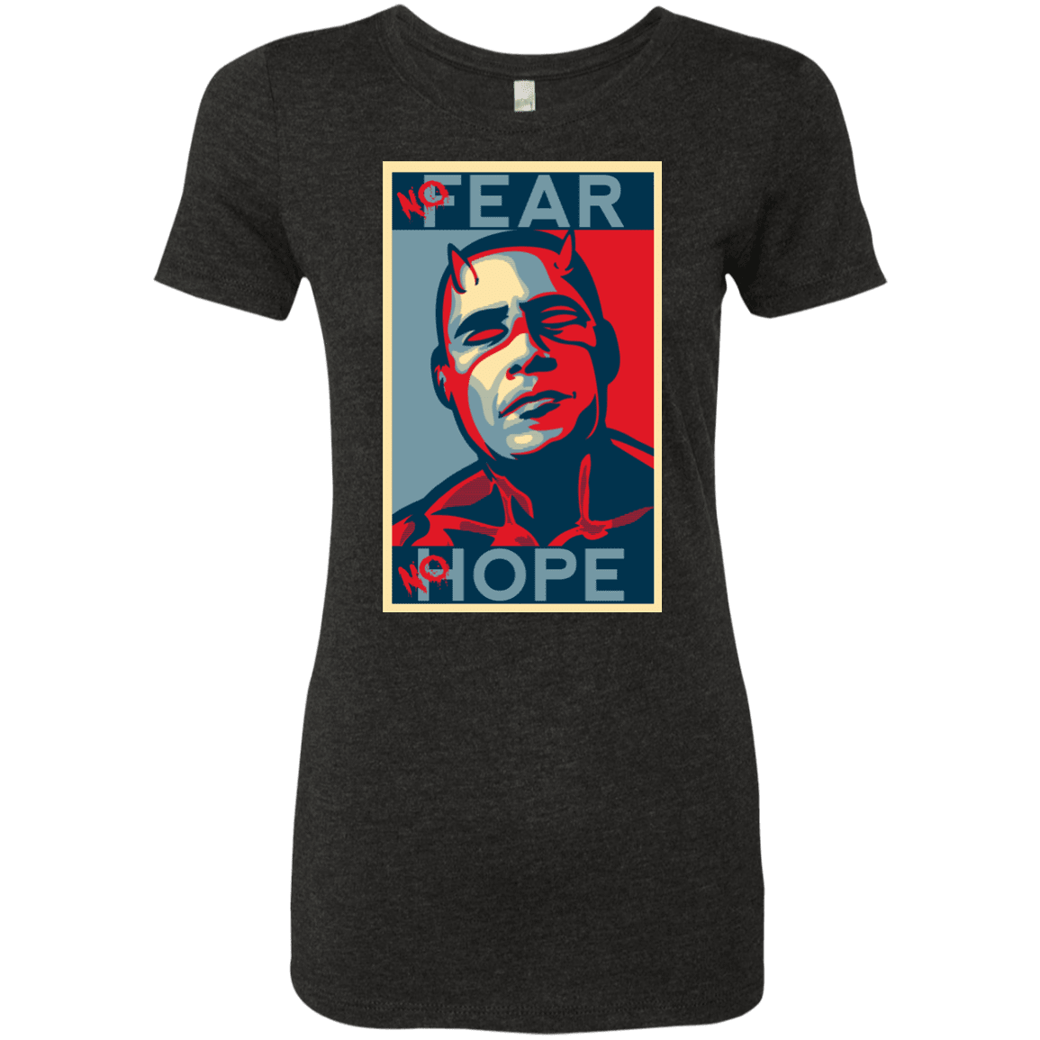 T-Shirts Vintage Black / S A man with no fear Women's Triblend T-Shirt