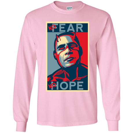 T-Shirts Light Pink / YS A man with no fear Youth Long Sleeve T-Shirt