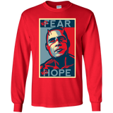 T-Shirts Red / YS A man with no fear Youth Long Sleeve T-Shirt