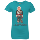 T-Shirts Tahiti Blue / YXS A Mighty Pirate Girls Premium T-Shirt