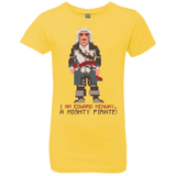 T-Shirts Vibrant Yellow / YXS A Mighty Pirate Girls Premium T-Shirt