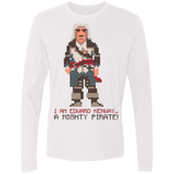 T-Shirts White / Small A Mighty Pirate Men's Premium Long Sleeve