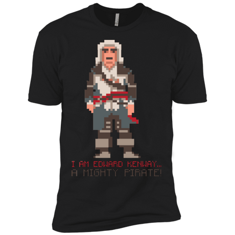 T-Shirts Black / X-Small A Mighty Pirate Men's Premium T-Shirt