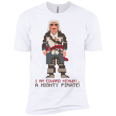 T-Shirts White / X-Small A Mighty Pirate Men's Premium T-Shirt