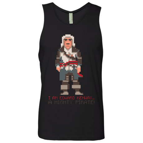 T-Shirts Black / Small A Mighty Pirate Men's Premium Tank Top