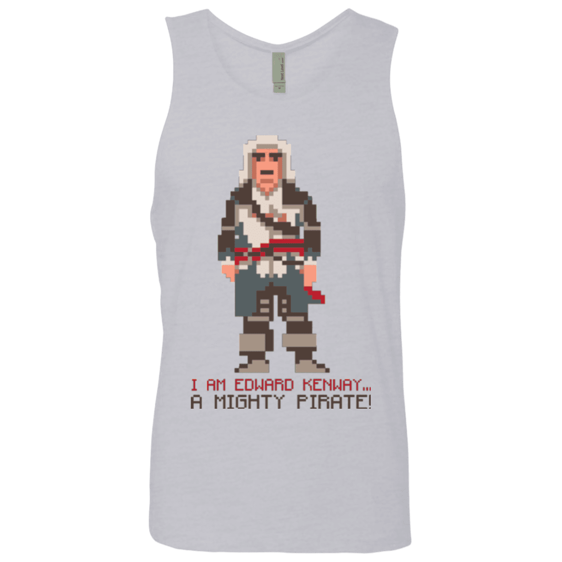 T-Shirts Heather Grey / Small A Mighty Pirate Men's Premium Tank Top