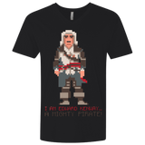 T-Shirts Black / X-Small A Mighty Pirate Men's Premium V-Neck