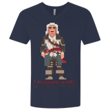 T-Shirts Midnight Navy / X-Small A Mighty Pirate Men's Premium V-Neck