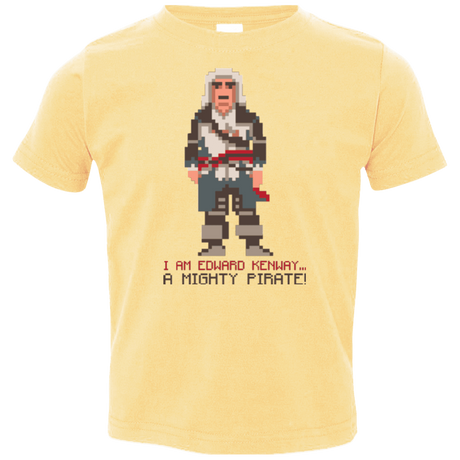 T-Shirts Butter / 2T A Mighty Pirate Toddler Premium T-Shirt