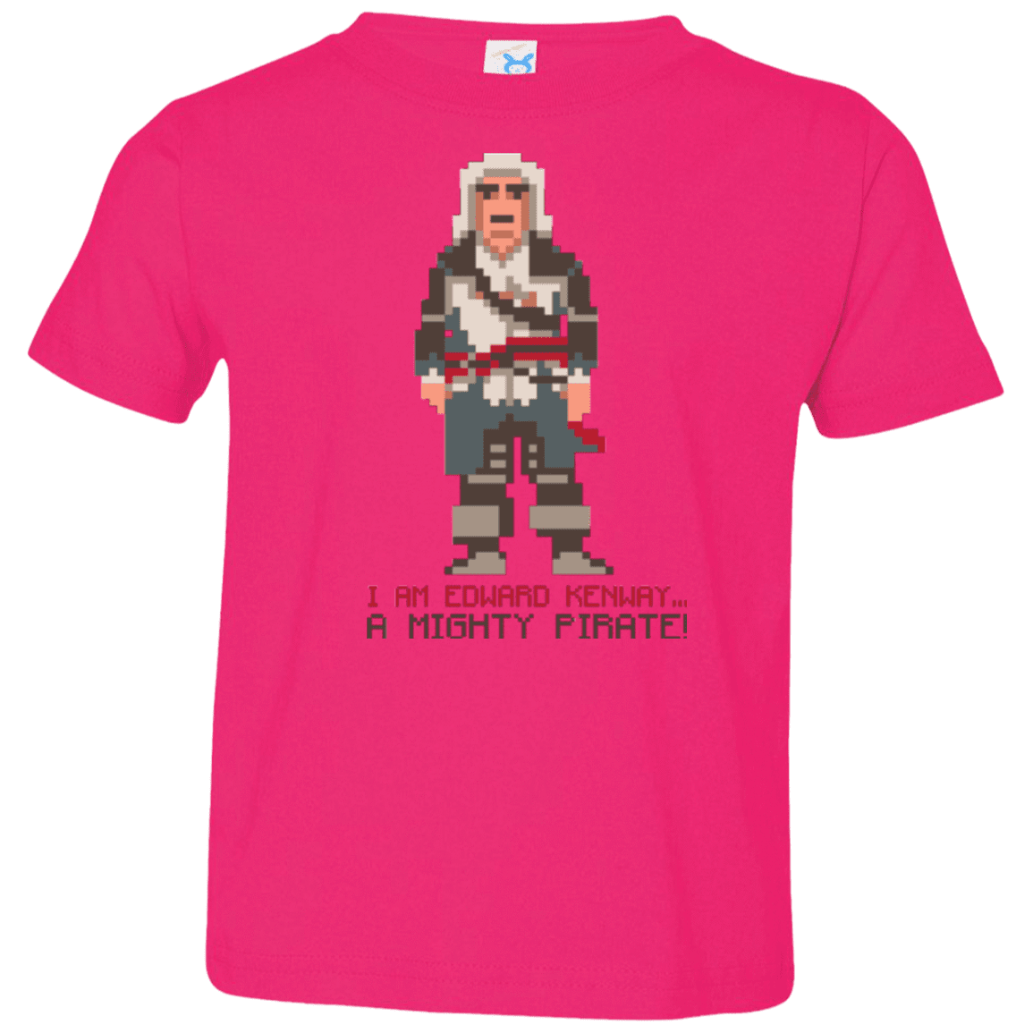 T-Shirts Hot Pink / 2T A Mighty Pirate Toddler Premium T-Shirt