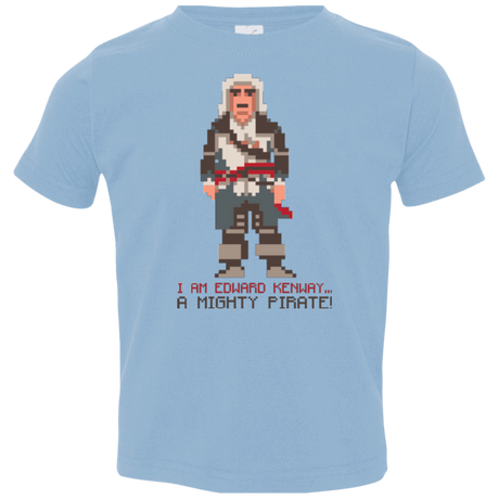 T-Shirts Light Blue / 2T A Mighty Pirate Toddler Premium T-Shirt