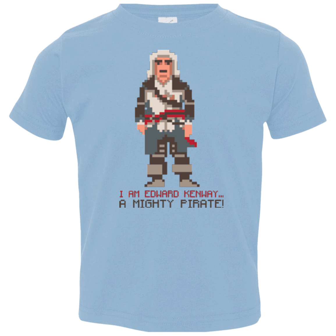 T-Shirts Light Blue / 2T A Mighty Pirate Toddler Premium T-Shirt