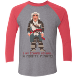 A Mighty Pirate Triblend 3/4 Sleeve