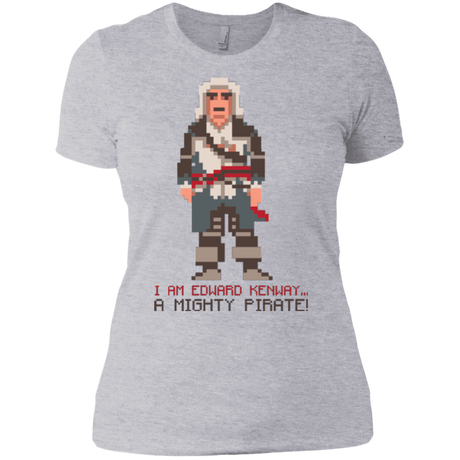 T-Shirts Heather Grey / X-Small A Mighty Pirate Women's Premium T-Shirt