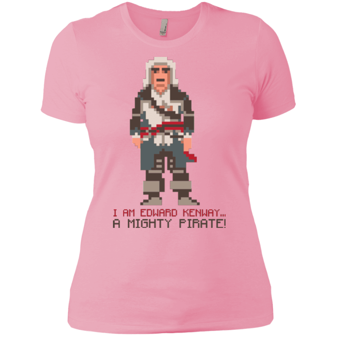 T-Shirts Light Pink / X-Small A Mighty Pirate Women's Premium T-Shirt