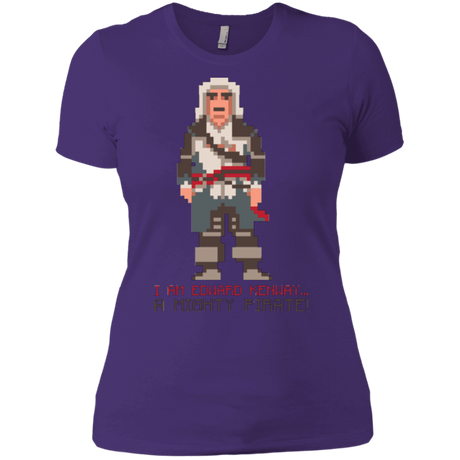 T-Shirts Purple / X-Small A Mighty Pirate Women's Premium T-Shirt
