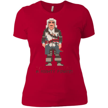 T-Shirts Red / X-Small A Mighty Pirate Women's Premium T-Shirt