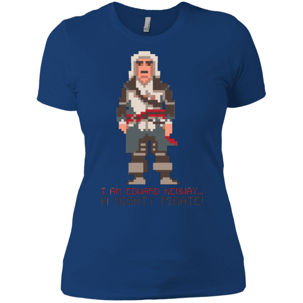 T-Shirts Royal / X-Small A Mighty Pirate Women's Premium T-Shirt