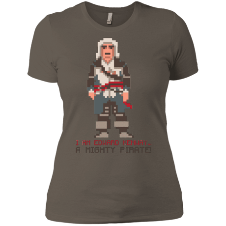 T-Shirts Warm Grey / X-Small A Mighty Pirate Women's Premium T-Shirt