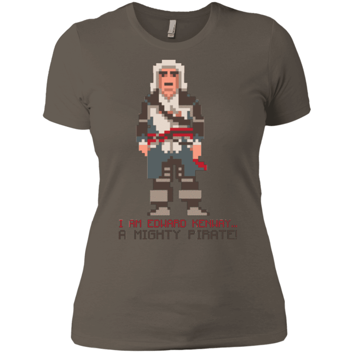 T-Shirts Warm Grey / X-Small A Mighty Pirate Women's Premium T-Shirt